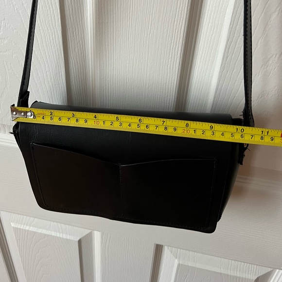 Zara Buffalo Leather Crossbody Bag - Picture 7 of 11